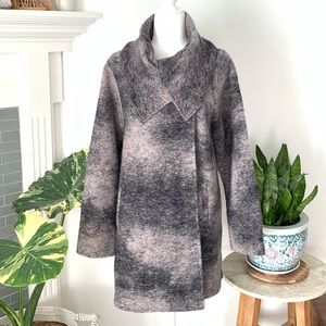 Nanette Lepore Anthropologie Oversized Collar Coat Anthro